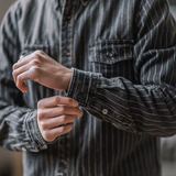 STRIPED LONG-SLEEVE SHIRT FOR MEN