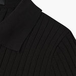 TEXTURED COTTON POLO FOR MEN