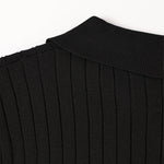 TEXTURED COTTON POLO FOR MEN