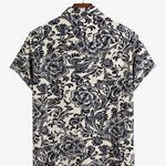 Floral Ethnic Style Print Shirts