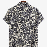 Floral Ethnic Style Print Shirts