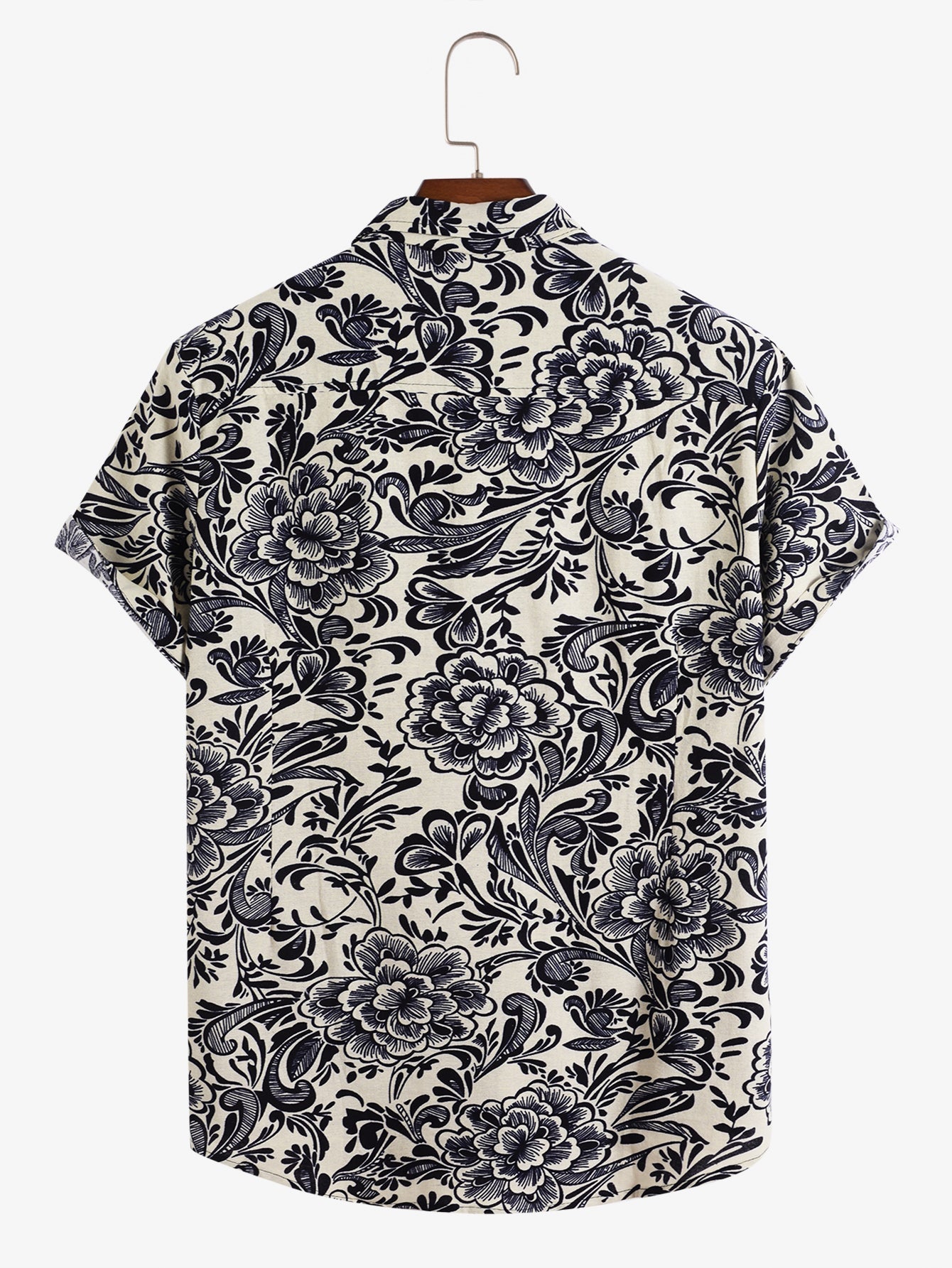 Floral Ethnic Style Print Shirts