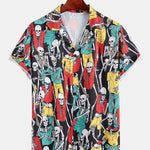 Skeleton Print Shirt
