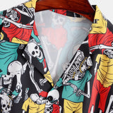 Skeleton Print Shirt