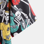Skeleton Print Shirt
