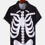 Skeleton Print Shirt