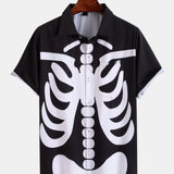 Skeleton Print Shirt