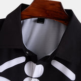 Skeleton Print Shirt