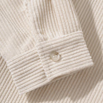 Long Sleeve Corduroy Patchwork Shirt