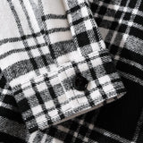 Patchwork Flannel Plaid Overshirt