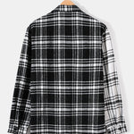 Patchwork Flannel Plaid Overshirt