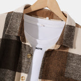 Flannel Plaid Overshirt