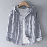 Ward Linen Hooded Shirt