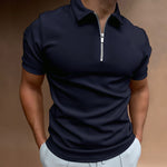 ZIP COLLAR POLO FOR MEN