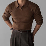 Hadley Ribbed Knit Polo