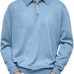 LONG SLEEVE POLO SHIRT FOR MEN