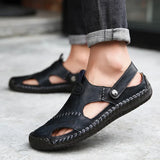 CLASSIC LEATHER SANDALS FOR MEN