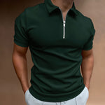 ZIP COLLAR POLO FOR MEN