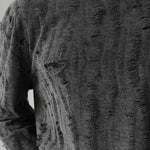 Veil Distressed Long Sleeve Shirt