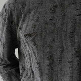 Veil Distressed Long Sleeve Shirt
