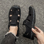 Corbin Genuine Leather Fisherman Sandals