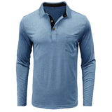 CLASSIC LONG SLEEVE POLO FOR MEN