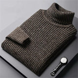 ROLLED COLLAR PULLOVER FOR MEN