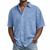 ACID WASH COTTON SHIRT FOR MEN