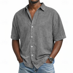 ACID WASH COTTON SHIRT FOR MEN