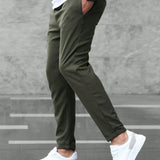 STRETCH COTTON TROUSERS FOR MEN