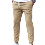 STRETCH COTTON TROUSERS FOR MEN