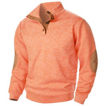PULLOVER WITH HALF-ZIP FOR MEN