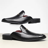 Capri Genuine Leather Slides