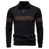 CLASSIC HALF-ZIP KNIT PULLOVER FOR MEN