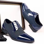 PATENT CAP TOE OXFORD FOR MEN