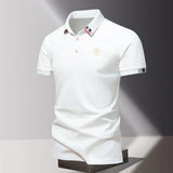 CONTRAST COLLAR POLO FOR MEN
