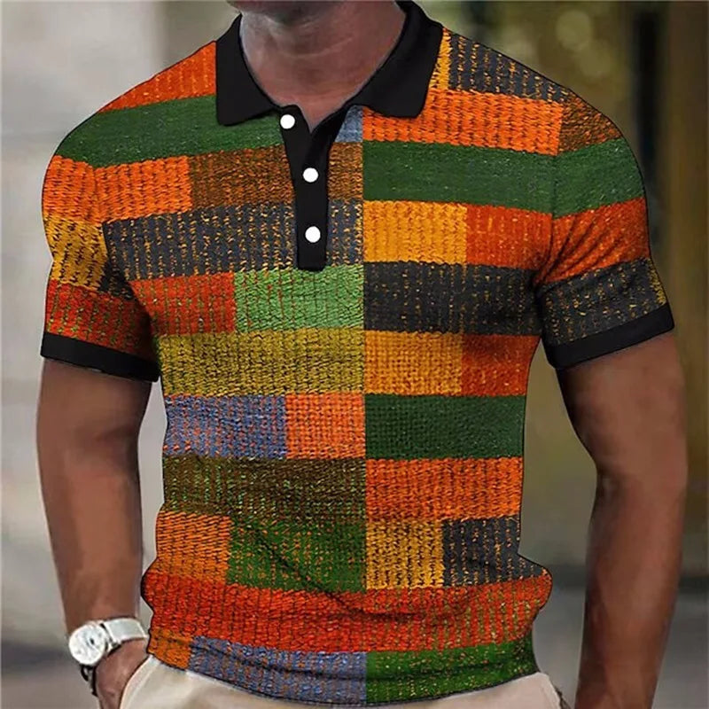 Kevin | Casual Plaid Print Shirt