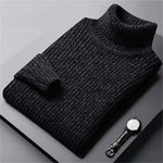 ROLLED COLLAR PULLOVER FOR MEN