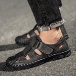 Corbin Genuine Leather Fisherman Sandals