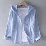 Ward Linen Hooded Shirt