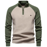 ZIPPERED PULLOVER FOR MEN