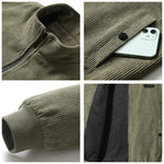 CORDUROY FLEECE JACKET FOR MEN