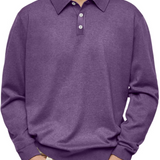 LONG SLEEVE POLO SHIRT FOR MEN