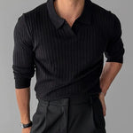 Hadley Ribbed Knit Polo