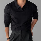Hadley Ribbed Knit Polo