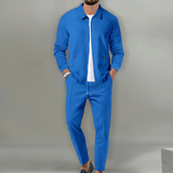 Men's Tracksuit | Men's Leisure Suit | Zip Jacket & Drawstring for Clear Look