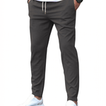 STRETCH COTTON TROUSERS FOR MEN