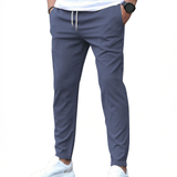 STRETCH COTTON TROUSERS FOR MEN