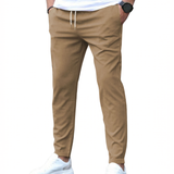 STRETCH COTTON TROUSERS FOR MEN