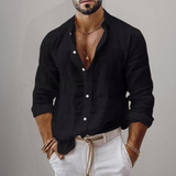 LINEN BLEND SHIRT FOR MEN